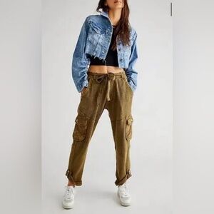 Casual Olive Cargo Pants